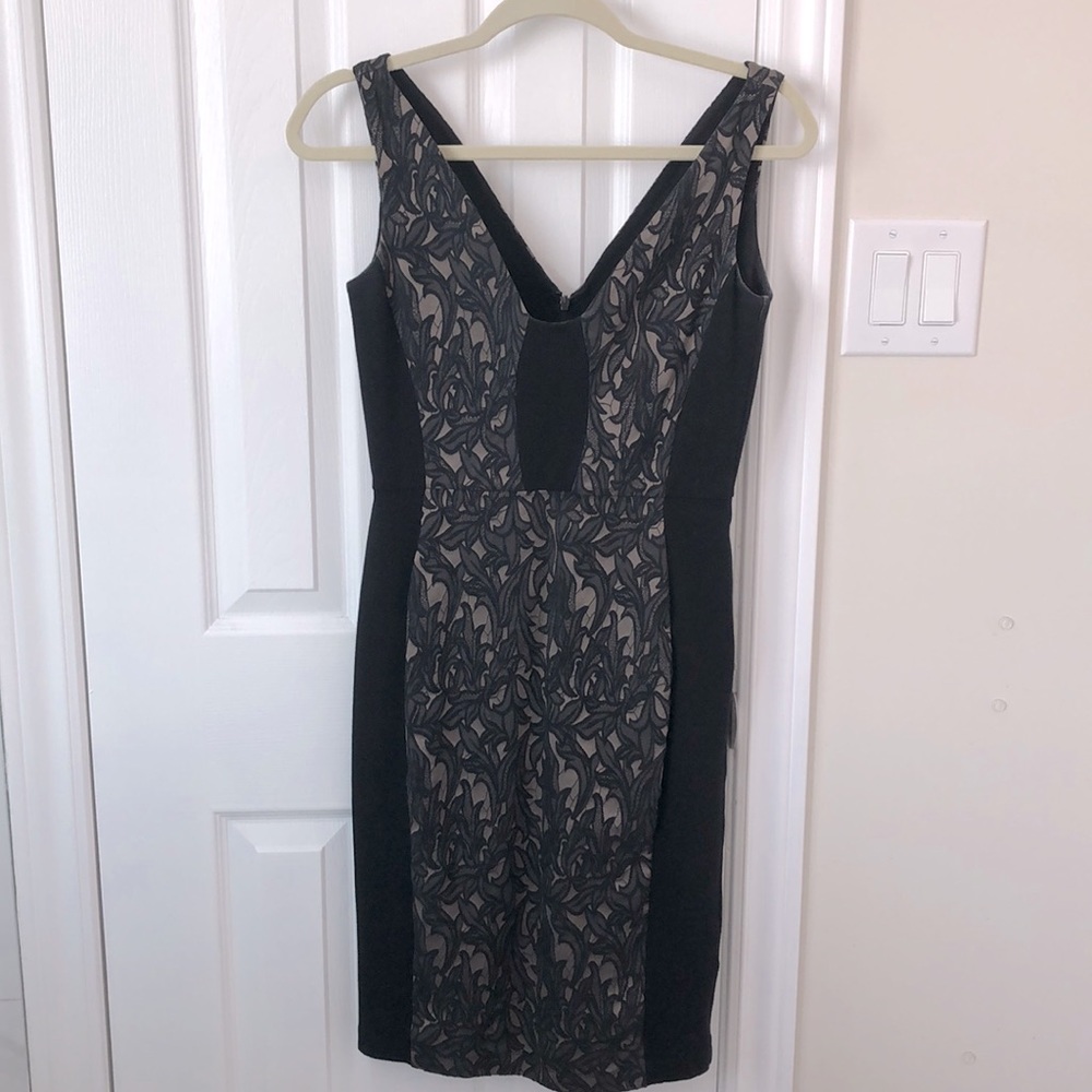 French Connection - midi cocktail dress - black